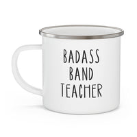 Badass Band Teacher Enamel Mug