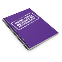 Every Child Deserves an Arts Education Purple Notebook