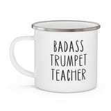 Badass Trumpet Teacher Enamel Mug